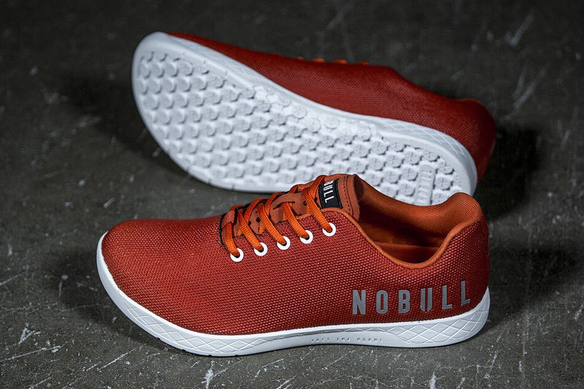 Nobull Superfabric Men's Trainers Orange | Australia (BX8915)